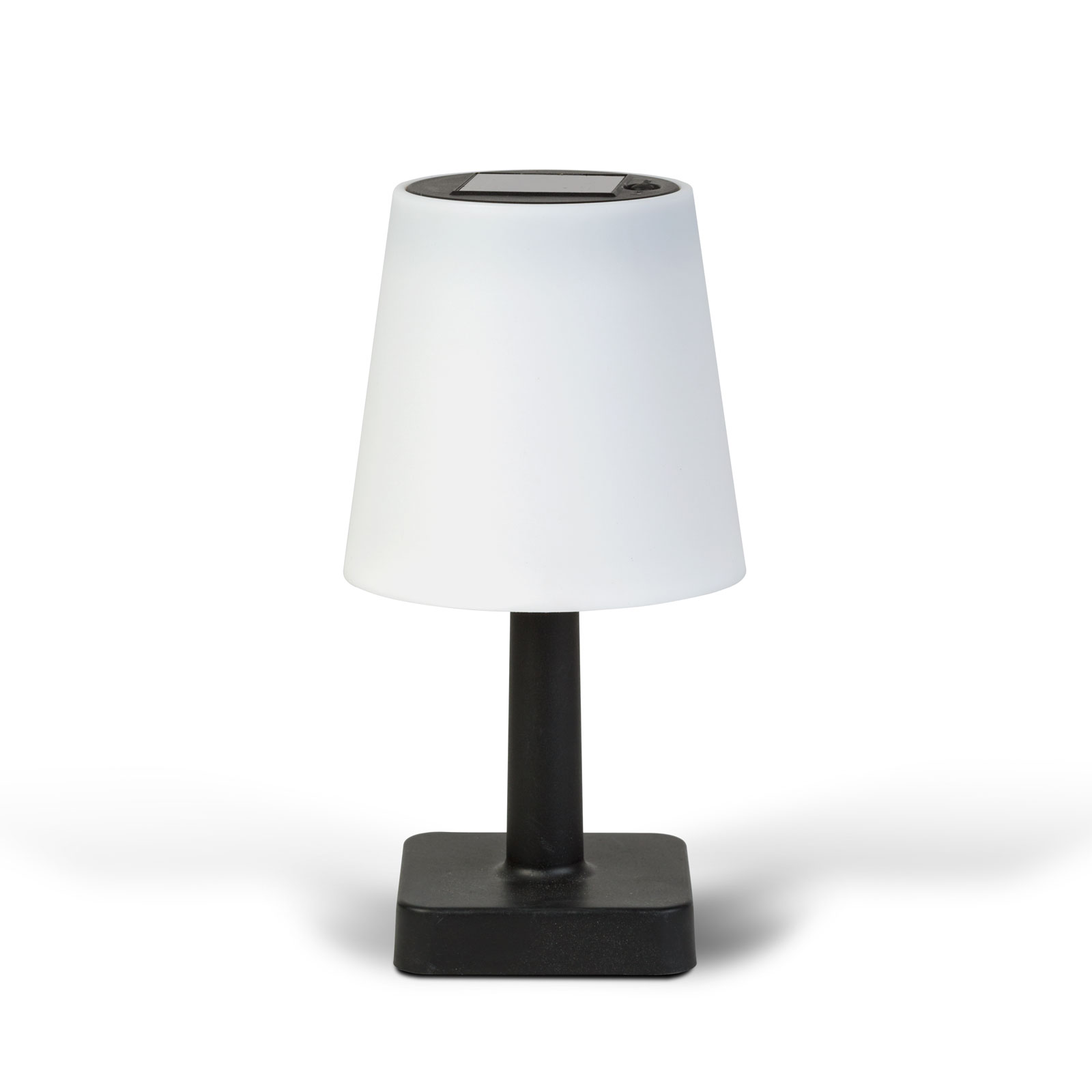 Lampa solara de masa LED alb cald, 23 cm, design modern, iluminat terasa balcon exterior [2]