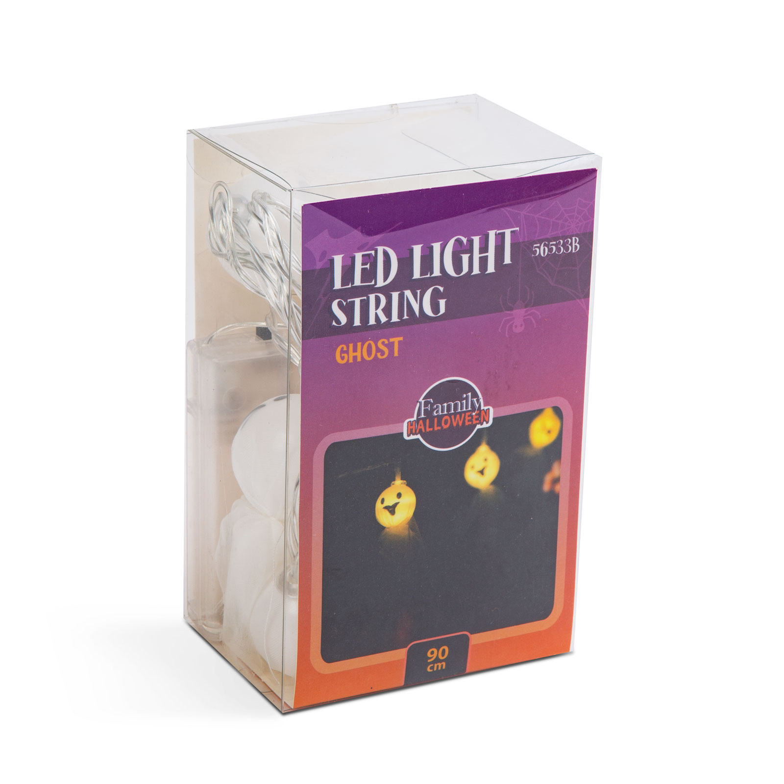 LED-uri de Halloween - spirit - 10 LED - 2 x AA - 0,9 m [2]