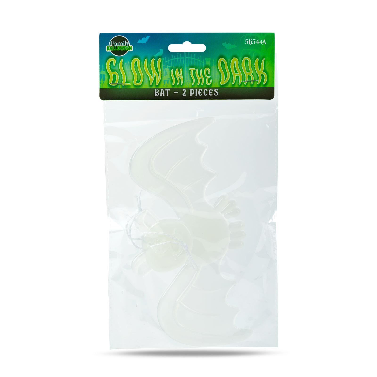 Decor fosforescent de Halloween - liliac - 20 x 10 cm [2]