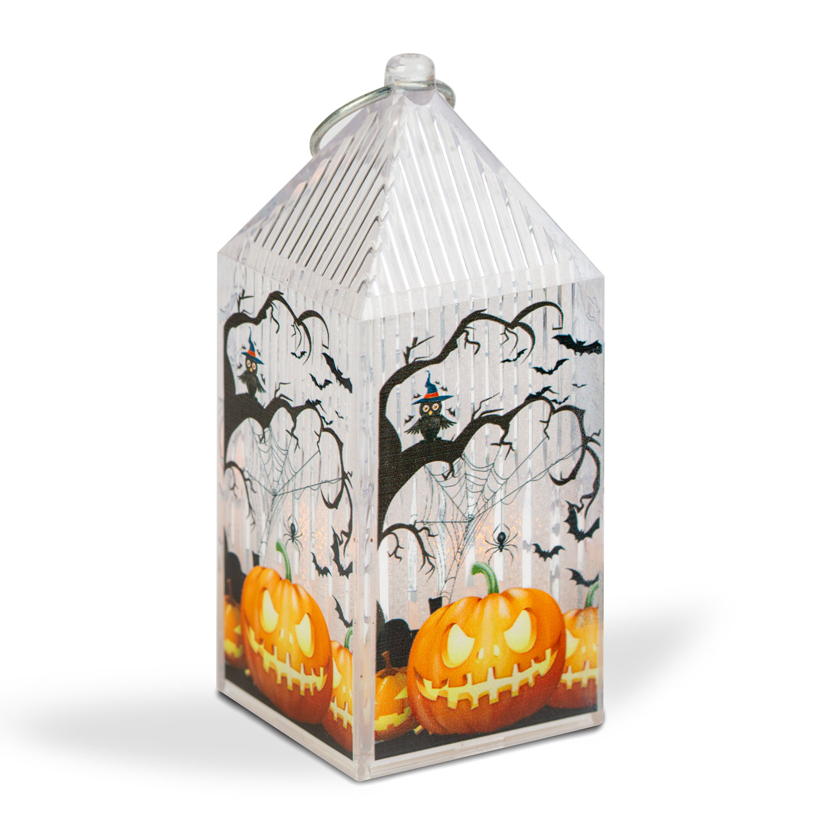 Lampă LED Halloween - dovleac - LED portocaliu - 2 x LR44 - 4 x 4 x 9,5 cm [2]