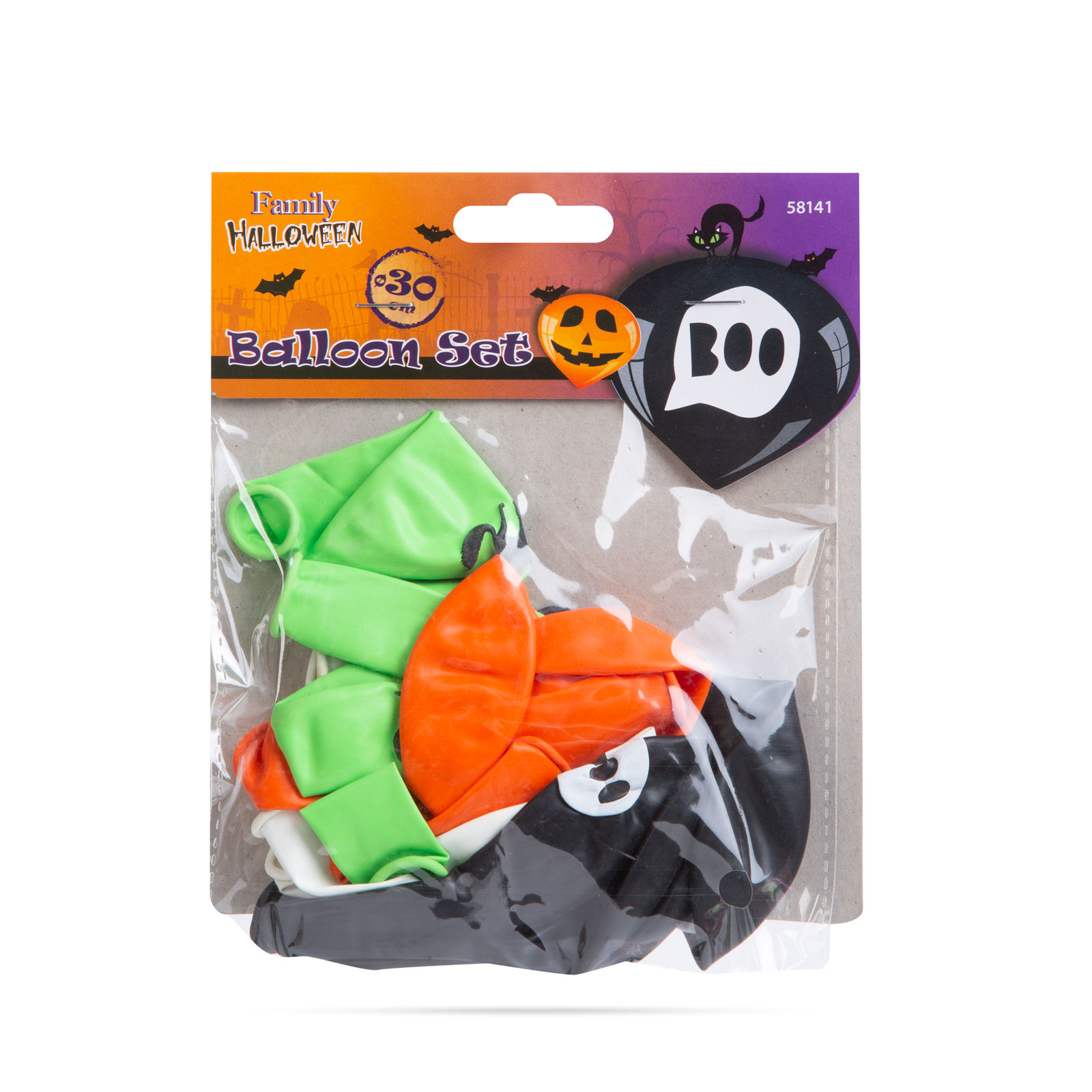 Set balon de Halloween - 4 tipuri - 12 piese / pachet [1]