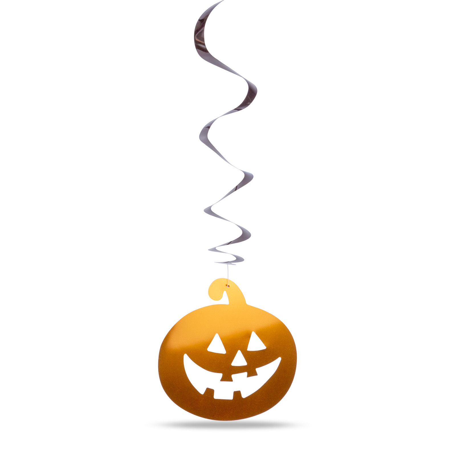 Set decor de Halloween - 12 dovleci - umeraș spiralat cu sclipici [2]