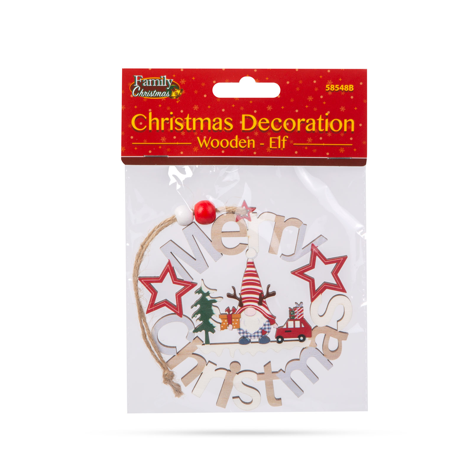 Decor de Craciun - Lemn, elf - 11 cm [2]