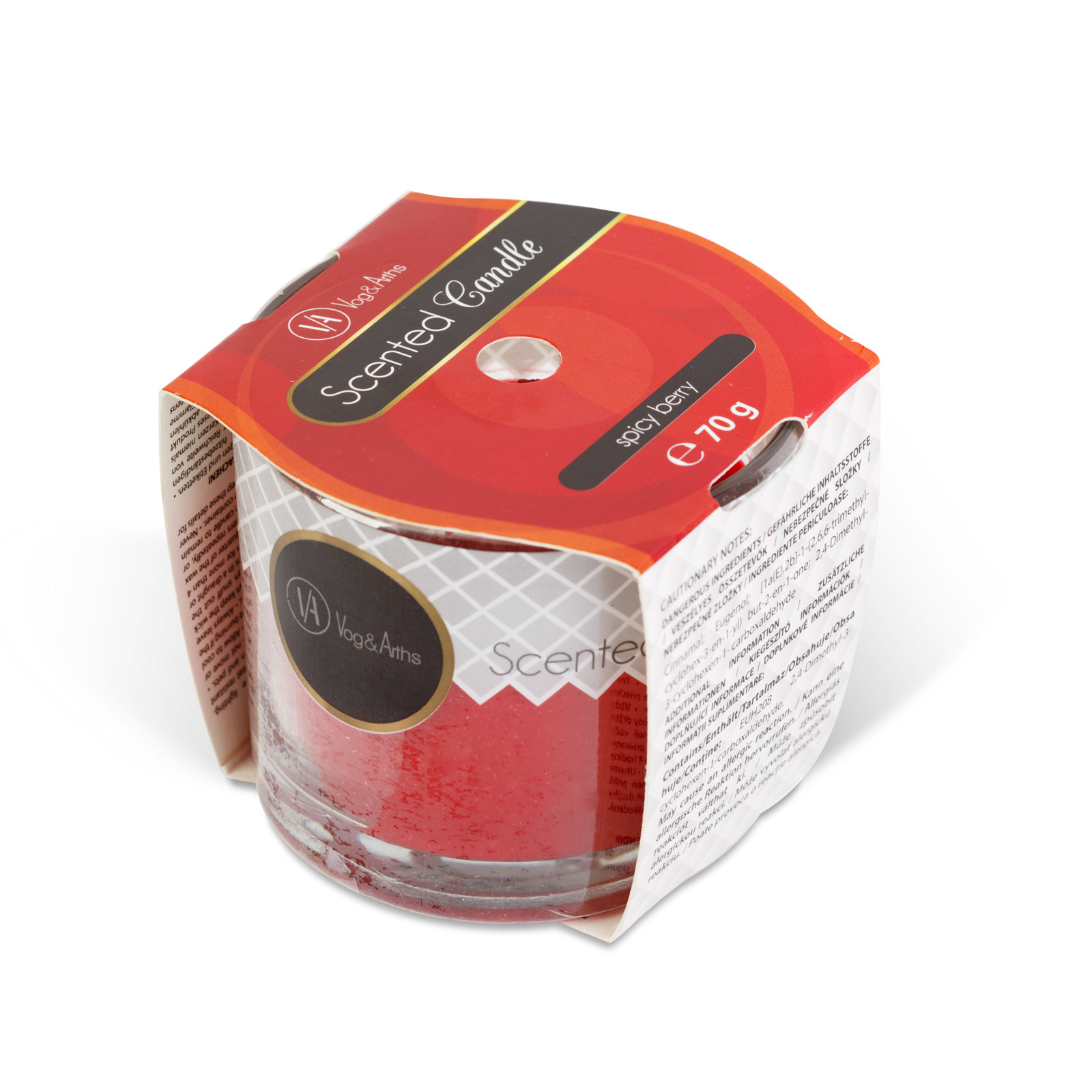 Lumanare parfumata - fructe de padure picante - 70 g [2]