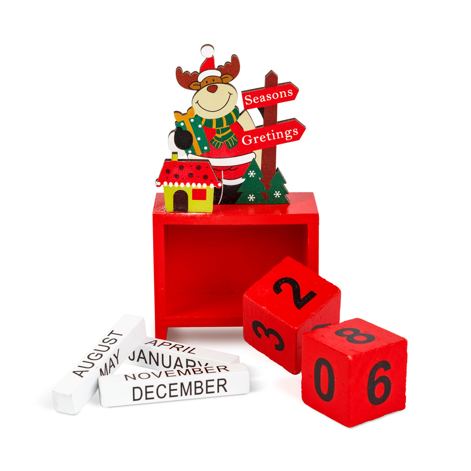 Calendar de Crăciun - MDF - 13,5 x 7 x 3,5 cm - 3 modele [1]