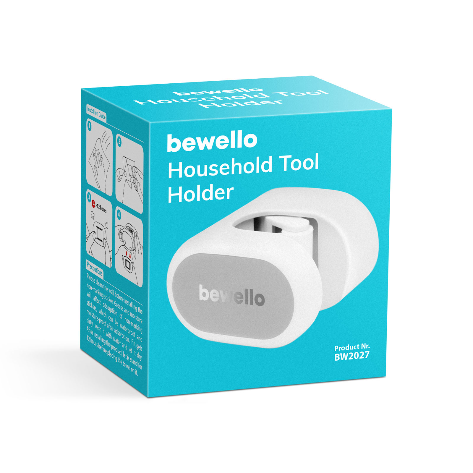 Suport de perete pentru ustensile casnice - 70 x 70 x 45 mm [2]