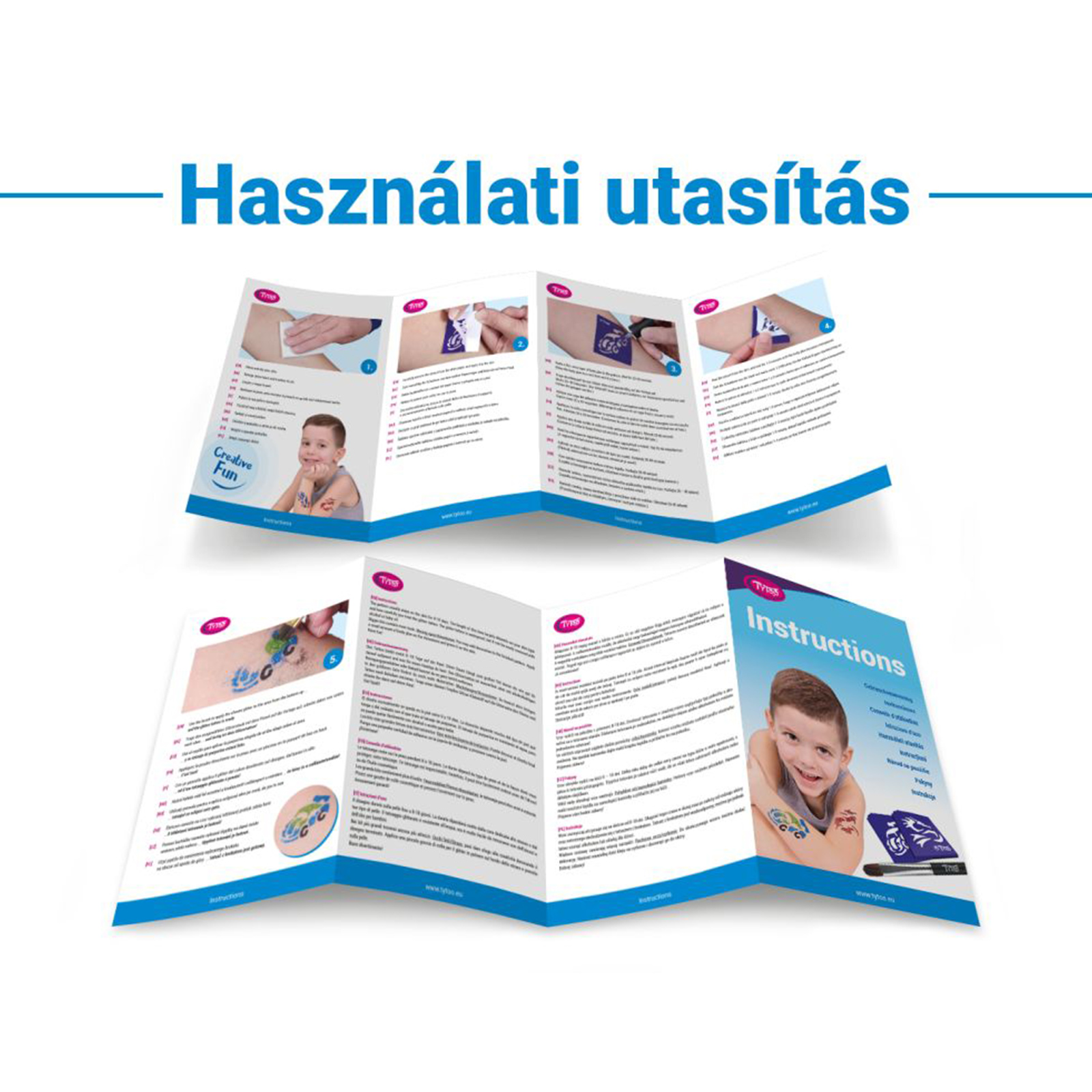 Set de tatuaj cu sclipici [2]