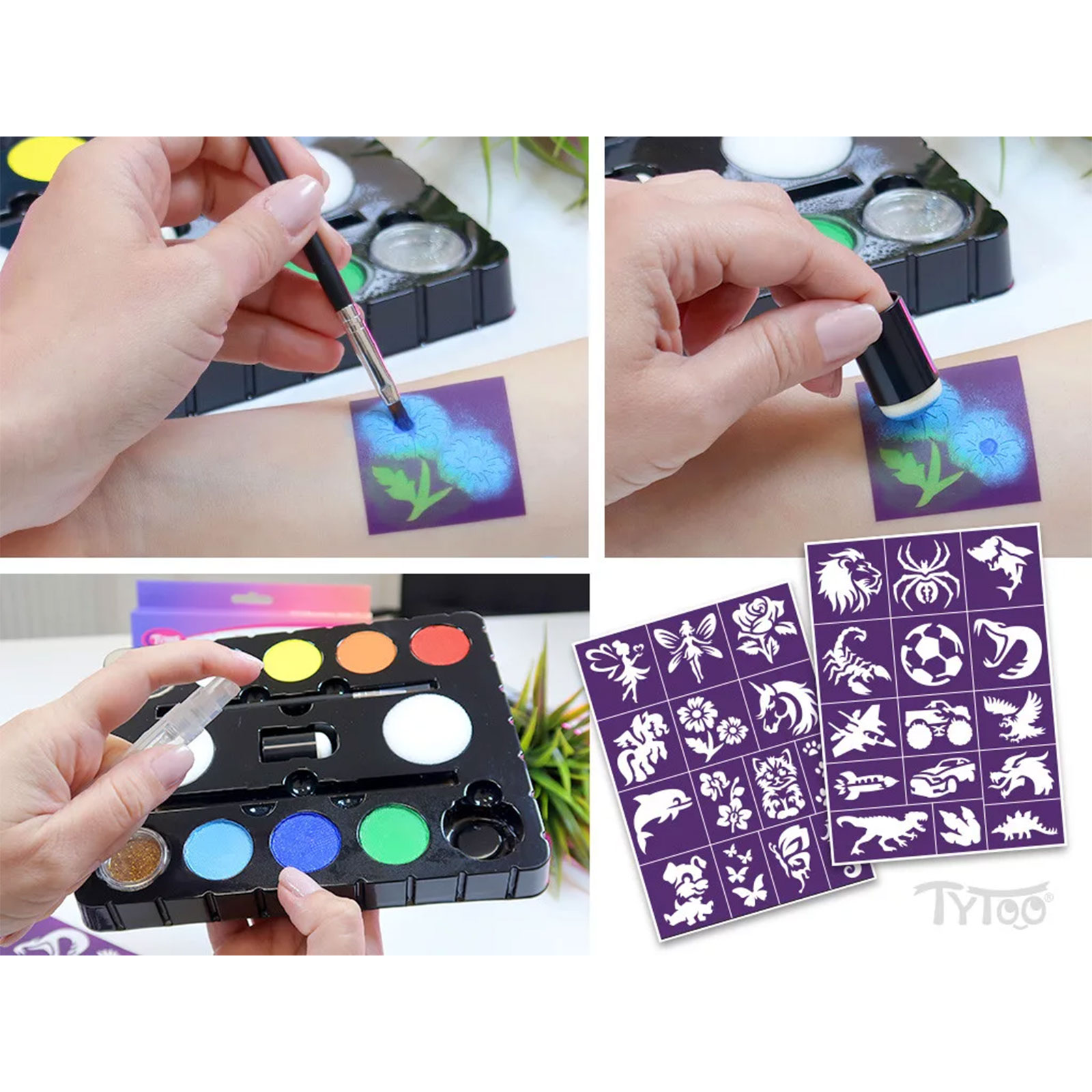 Set de vopsea pentru față Tytoo - "Starter Kit Plus" [2]