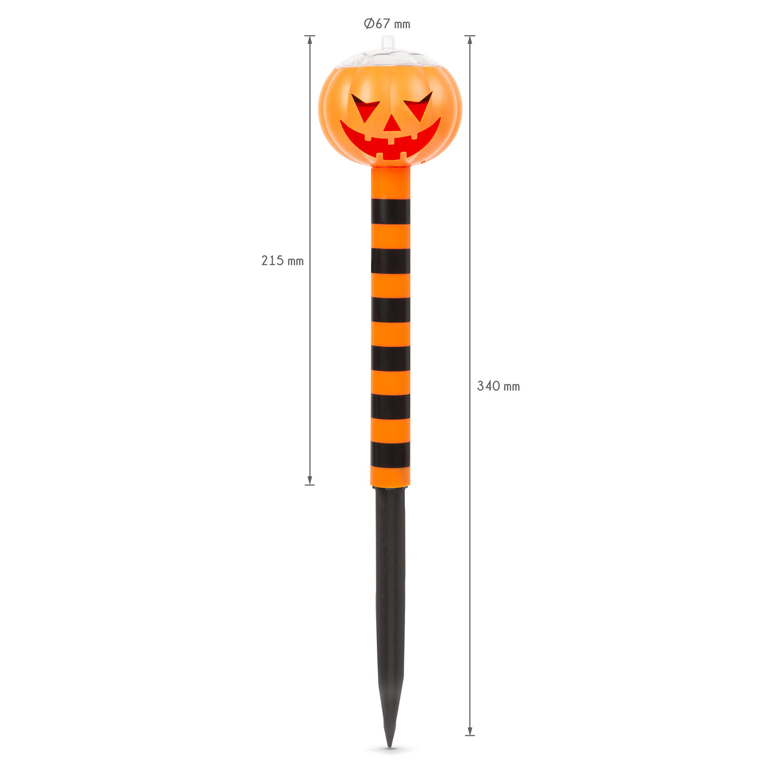 Lampa solara LED dovleac Halloween, lampa decorativa gradina cu LED [3]