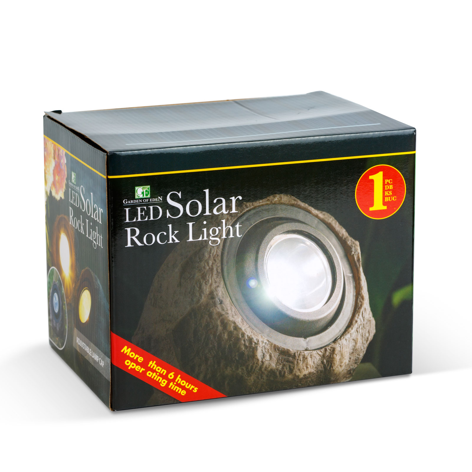 Lampa solara gradina tip piatra 20 cm, lampa LED SMD exterior decorativa [3]