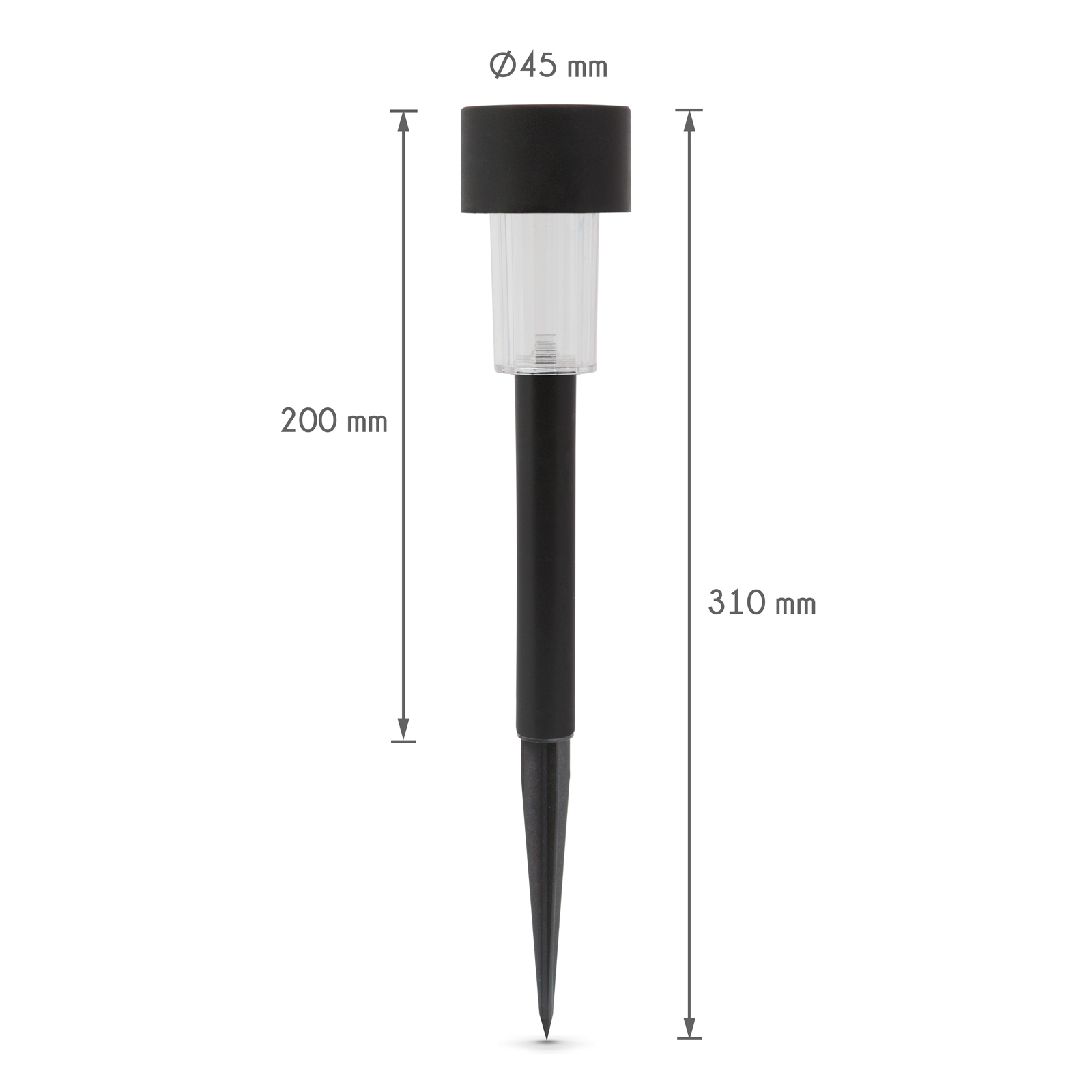 Lampa solara LED gradina, iluminat exterior, cu tarus, aprindere automata, lumina alba rece [3]