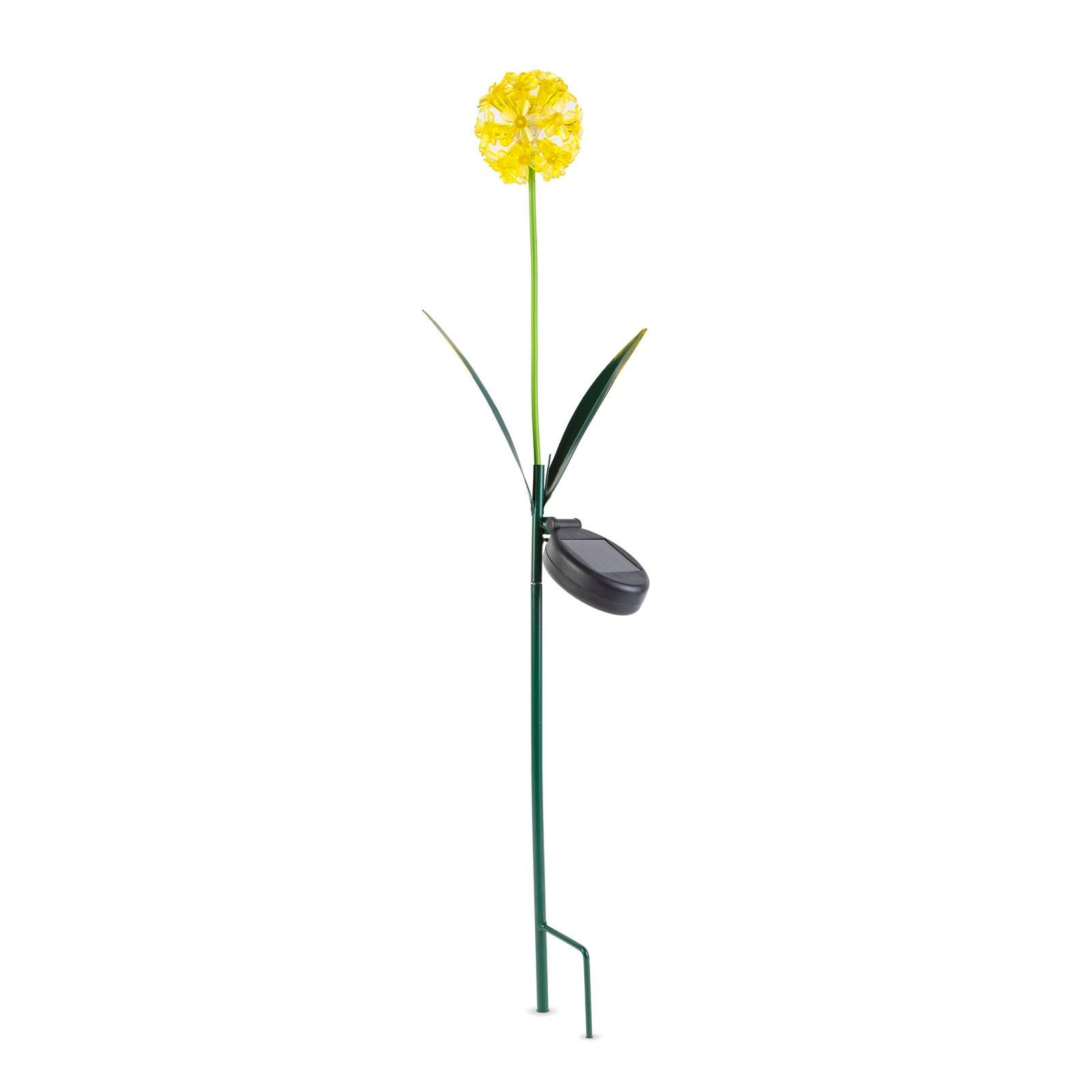 Lampa solara hortensie 25 LED alb cald, iluminat gradina, cu tarus, decor exterior IP44 [3]