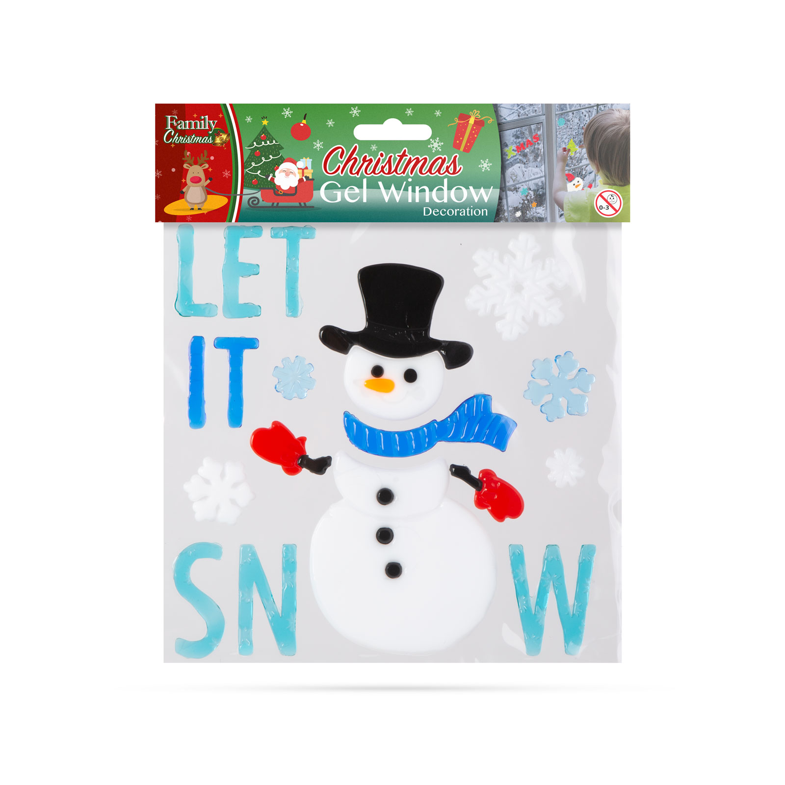 Decorațiuni pentru ferestre cu gel - Crăciun [3]
