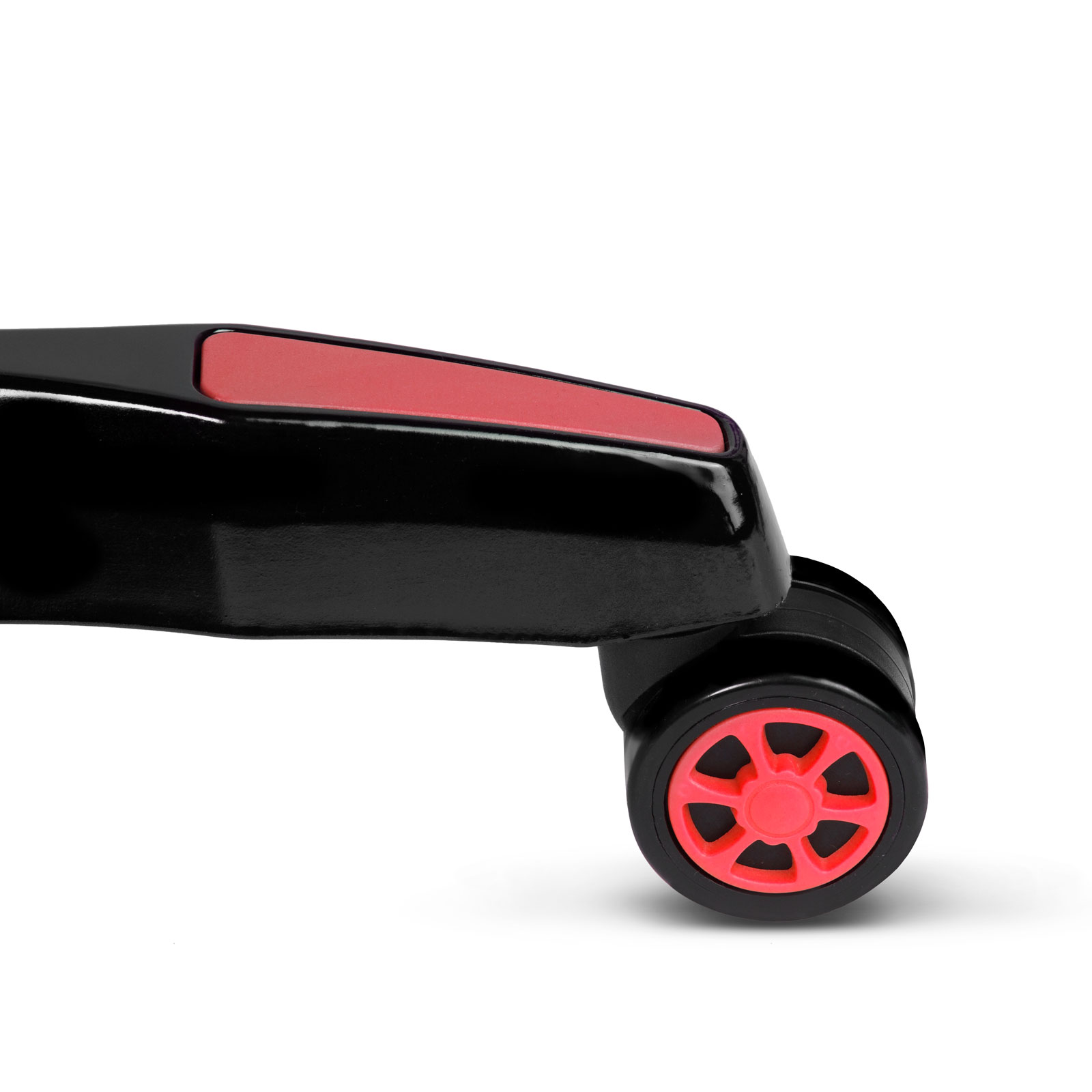 Scaun gamer - cu pernă lombară şi de cap - Roşu [3]