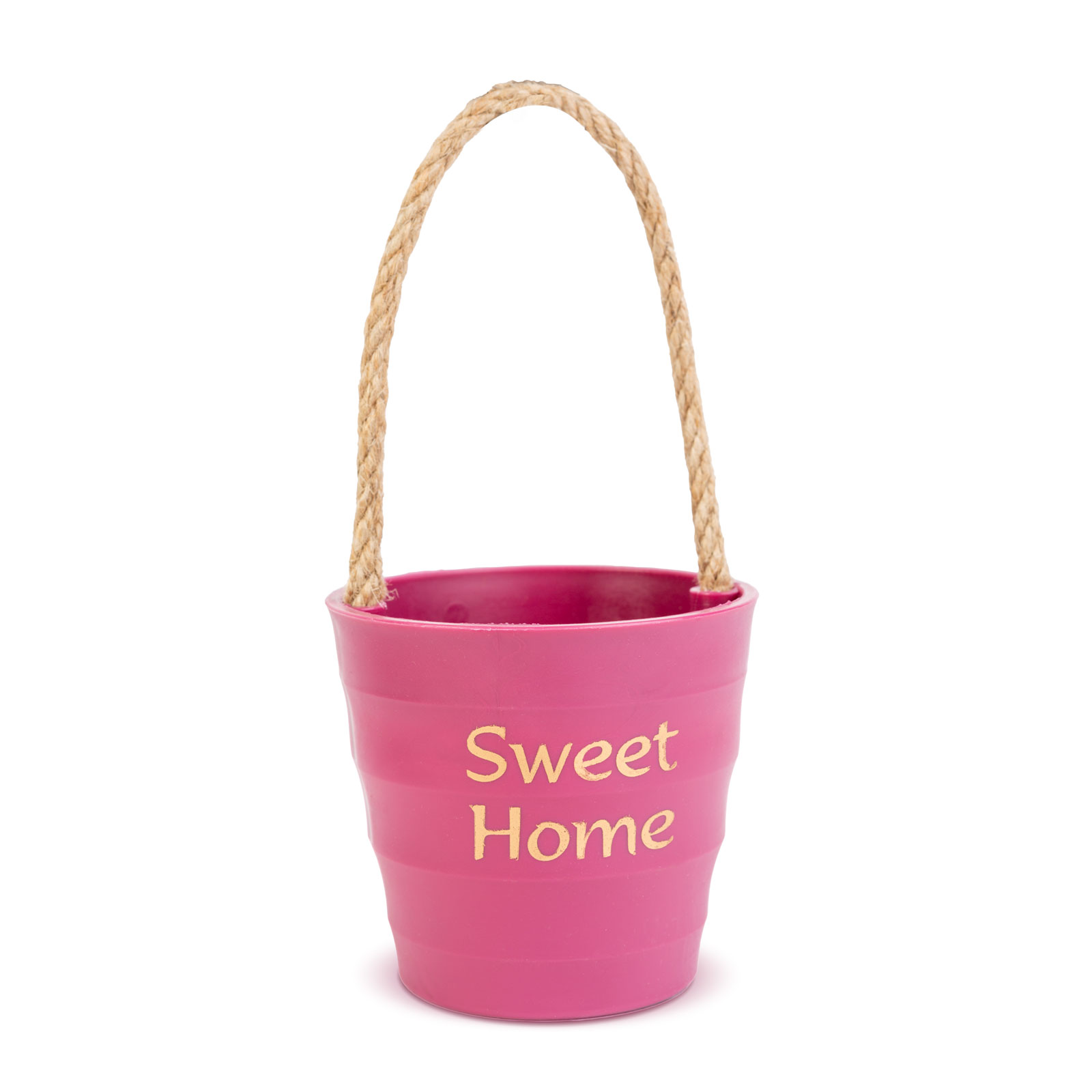 Ghiveci decorativ suspendat 9 cm cu snur, 4 culori, pentru plante sau depozitare, decor interior [4]