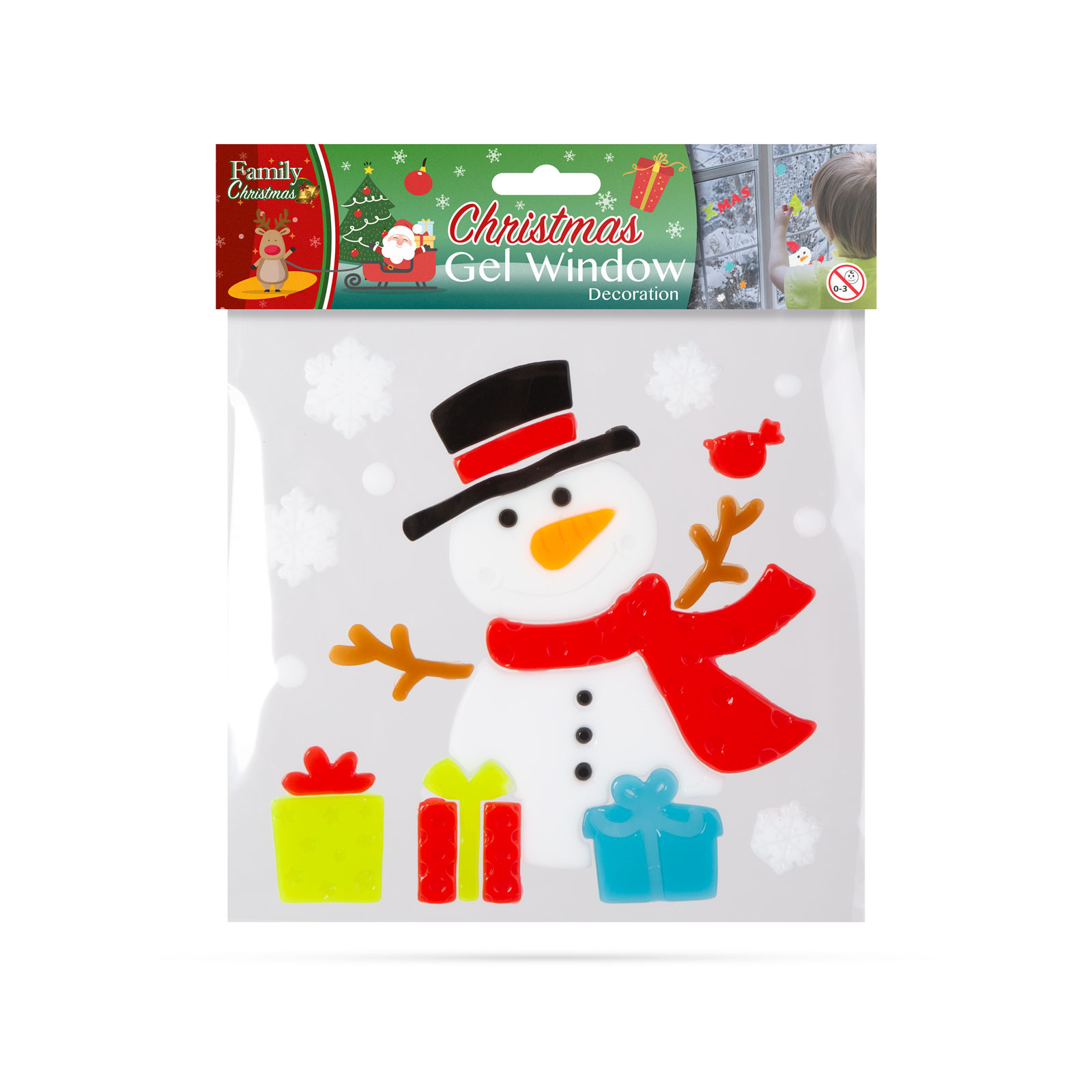 Decorațiuni pentru ferestre cu gel - Crăciun [4]