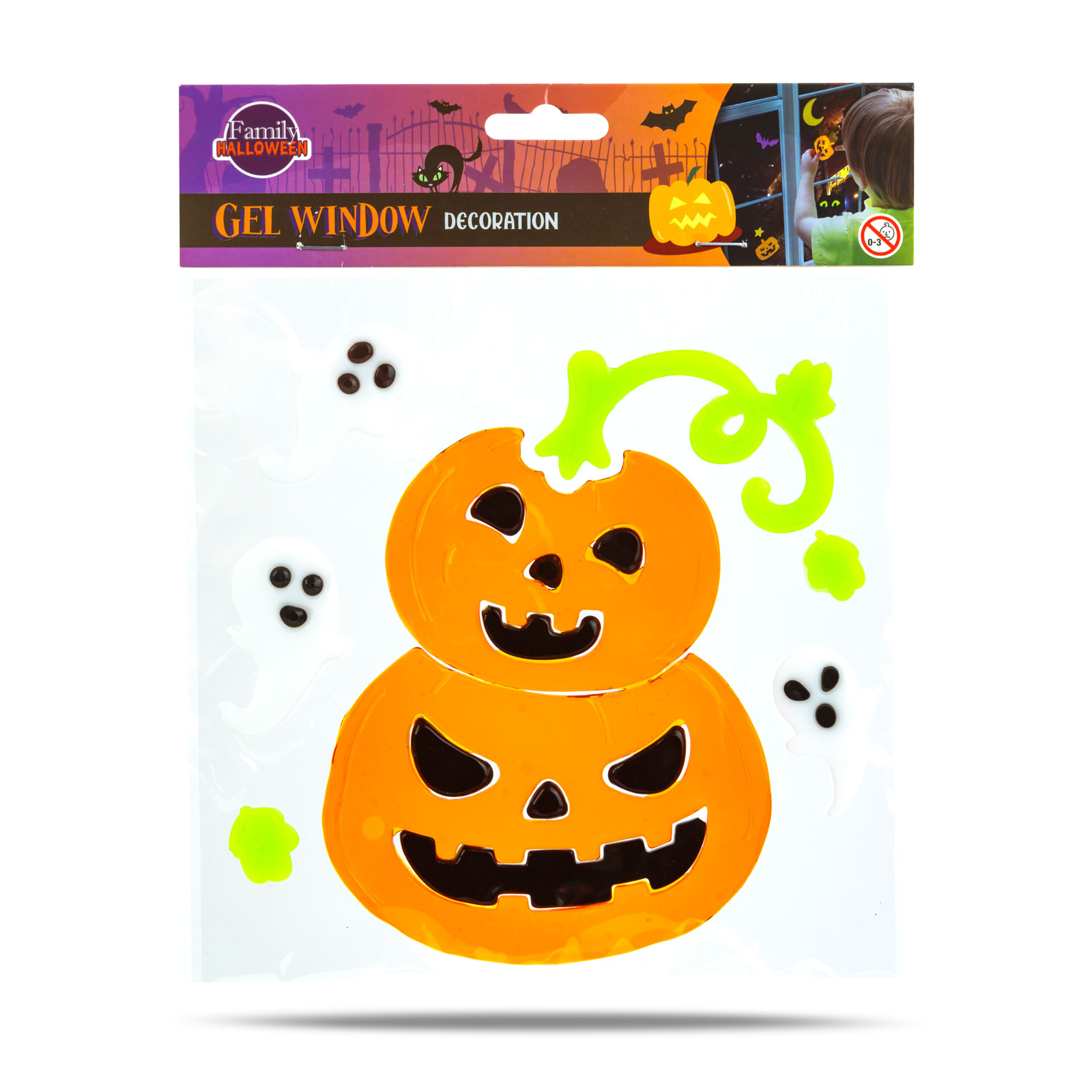 Decorațiuni cu gel pentru ferestre - Halloween [4]