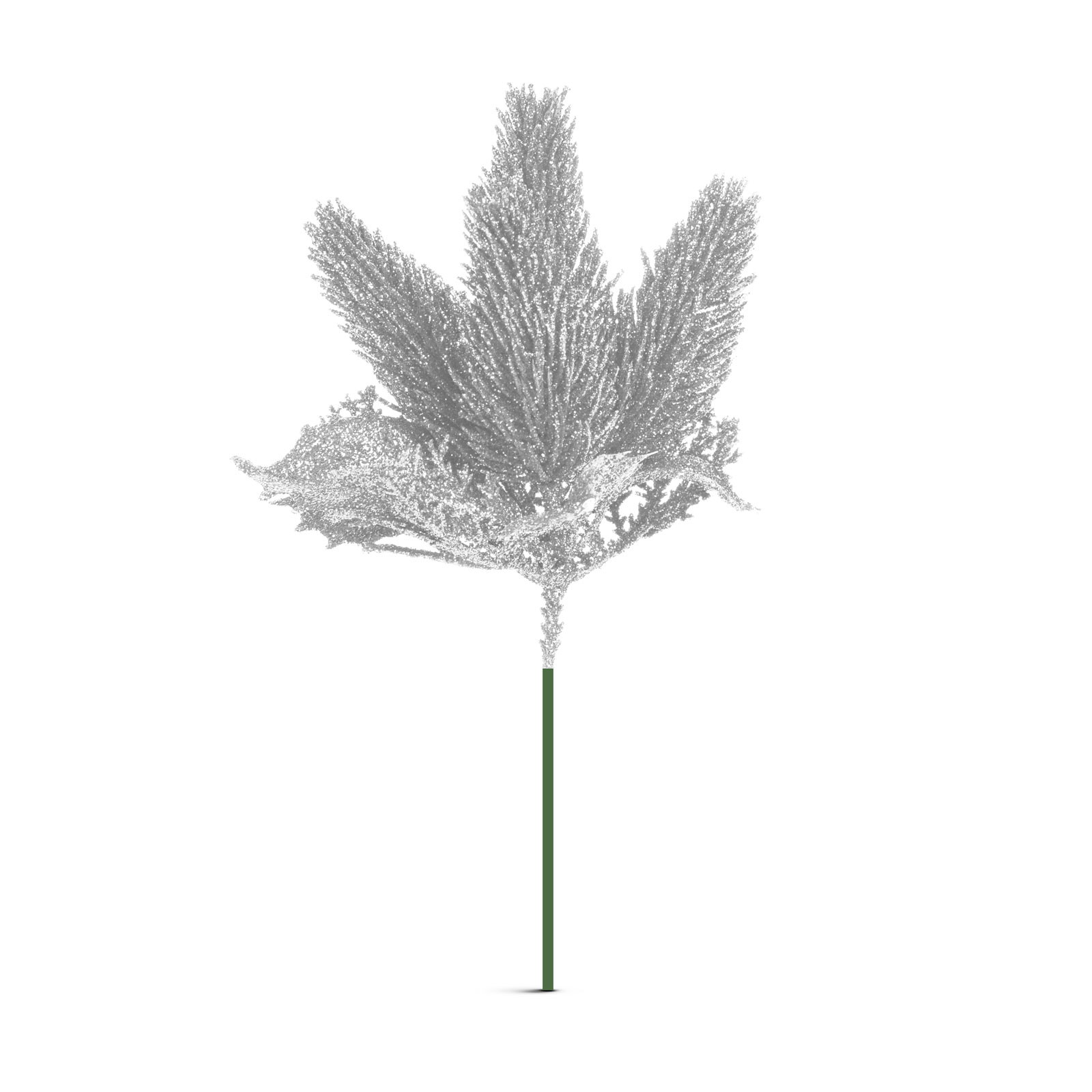 Decorațiune de Crăciun - auriu, argintiu, roșu, verde - cu țăruș, pliabilă - 8 x 22 cm [4]