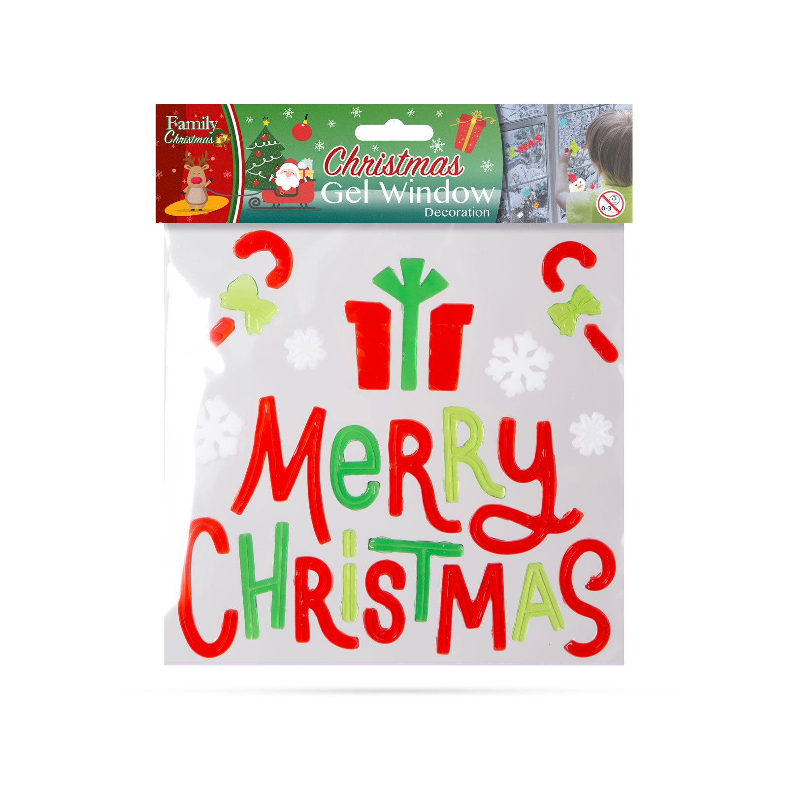 Decorațiuni pentru ferestre cu gel - Crăciun [5]