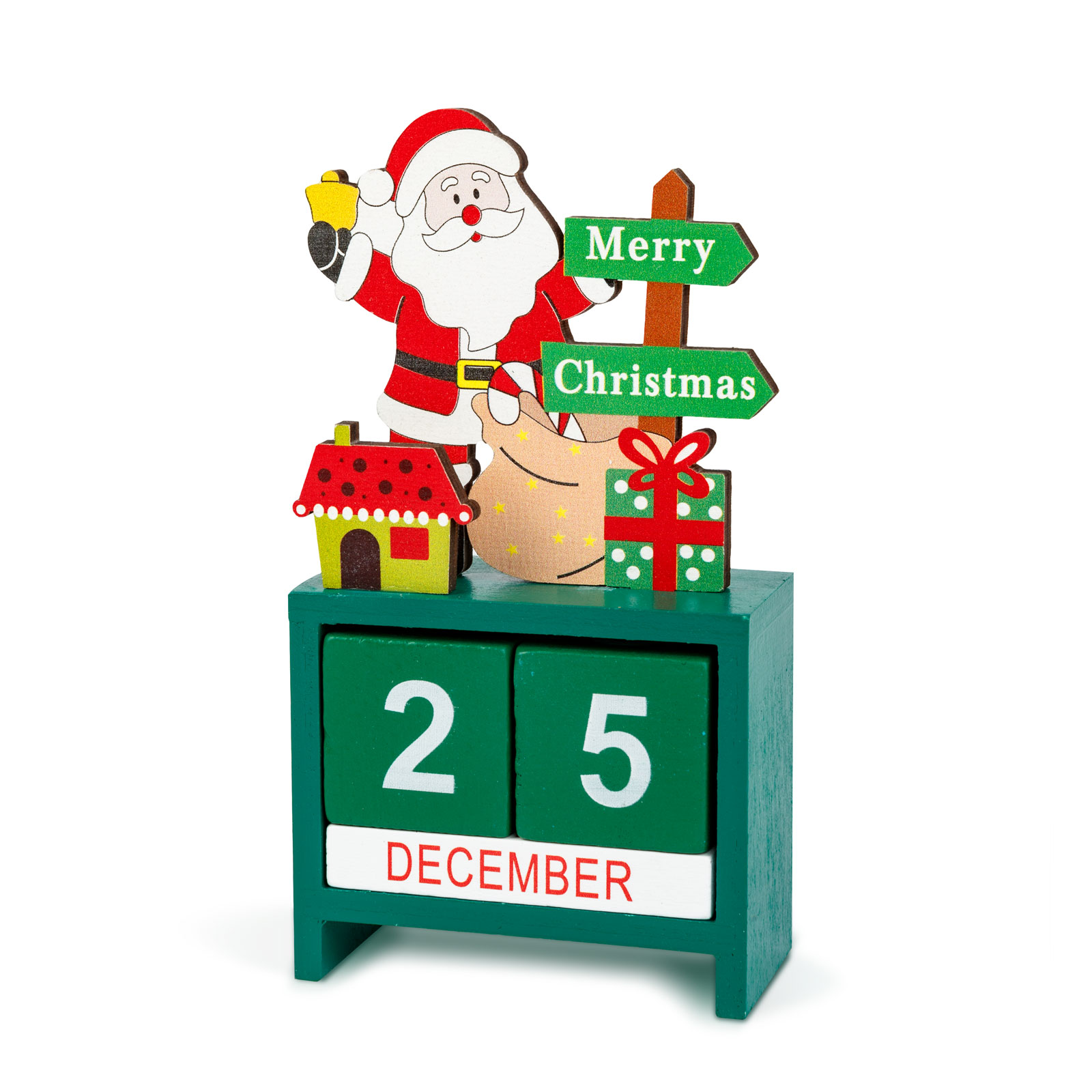 Calendar de Crăciun - MDF - 13,5 x 7 x 3,5 cm - 3 modele [4]