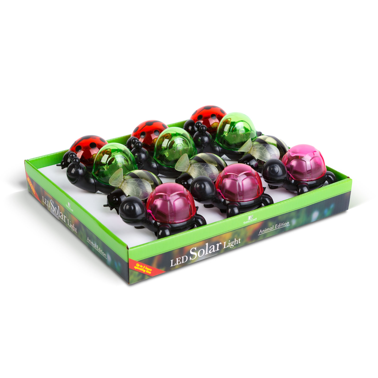 Lampa solara LED figurine cu clema, iluminat decorativ gradina, testoasa /albina /melc/ buburuza [6]