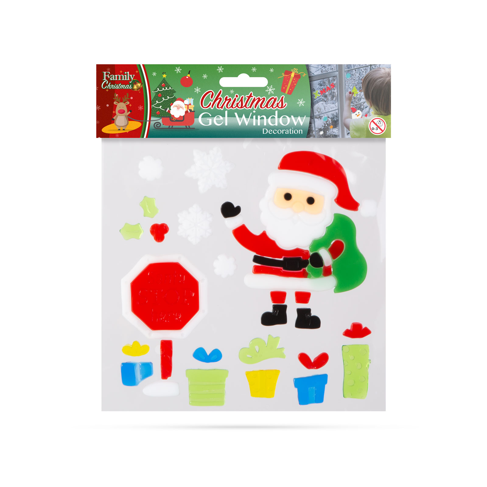 Decorațiuni pentru ferestre cu gel - Crăciun [6]
