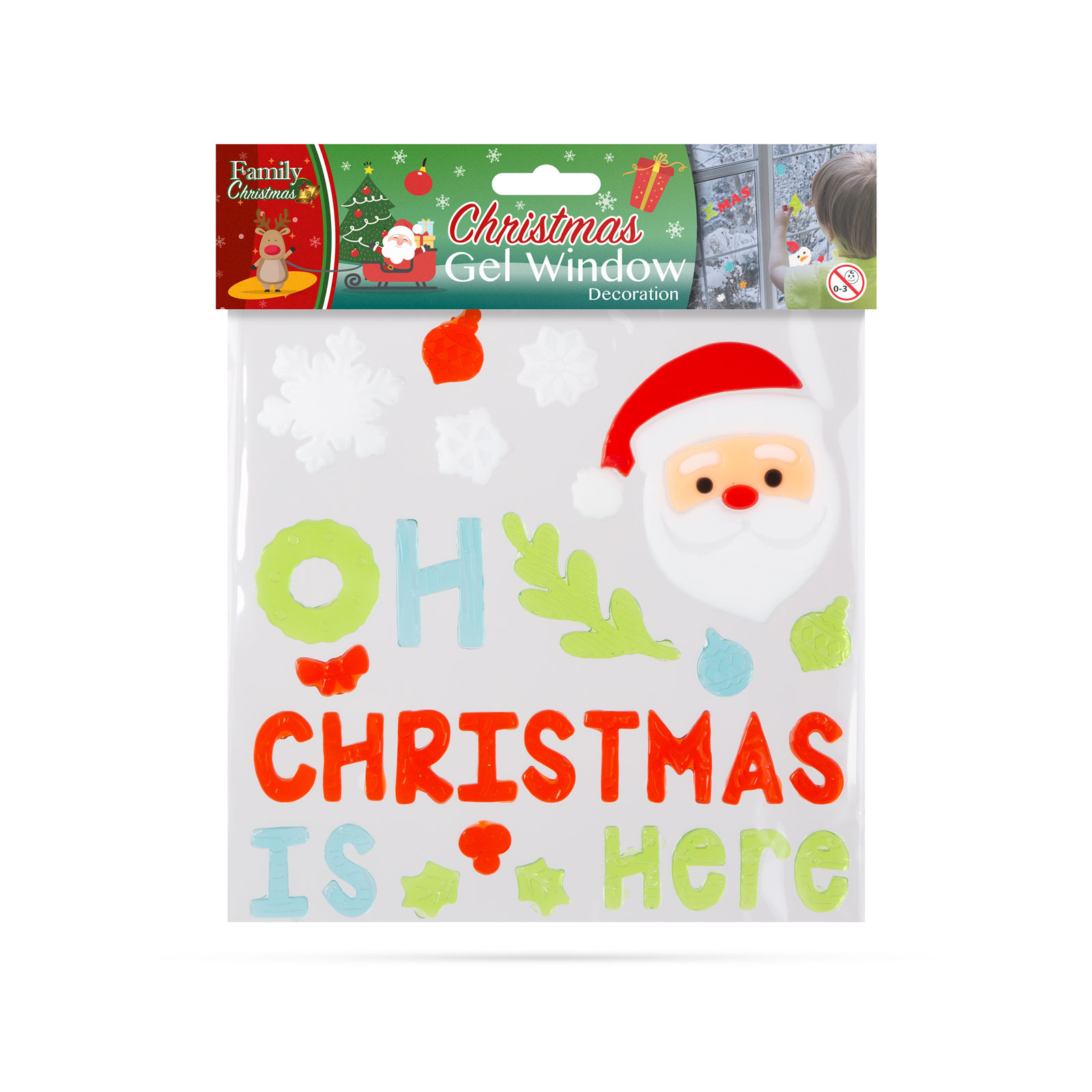 Decorațiuni pentru ferestre cu gel - Crăciun [8]