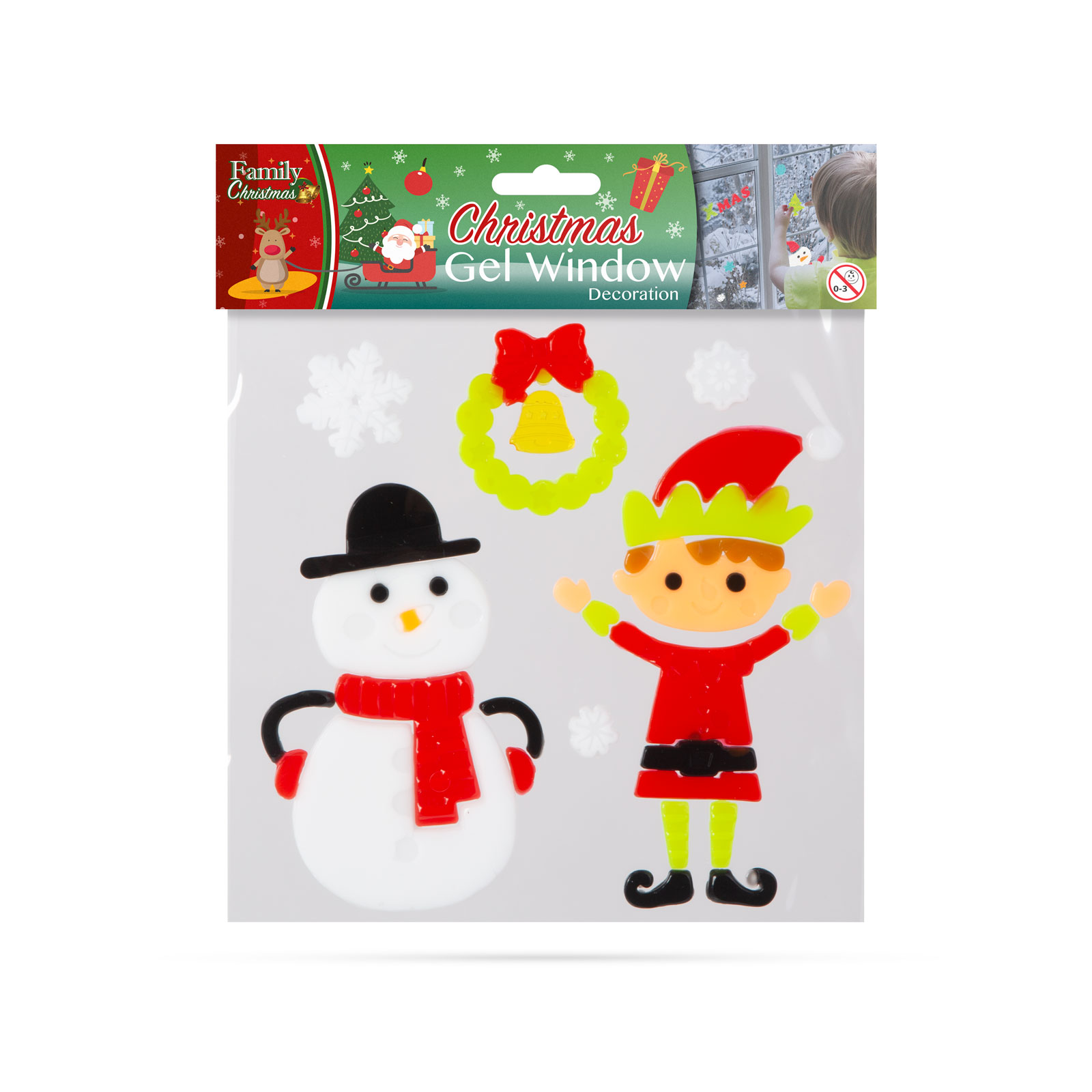 Decorațiuni pentru ferestre cu gel - Crăciun [9]