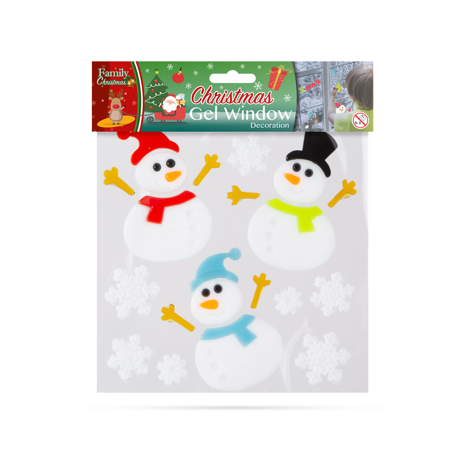 Decorațiuni pentru ferestre cu gel - Crăciun [10]