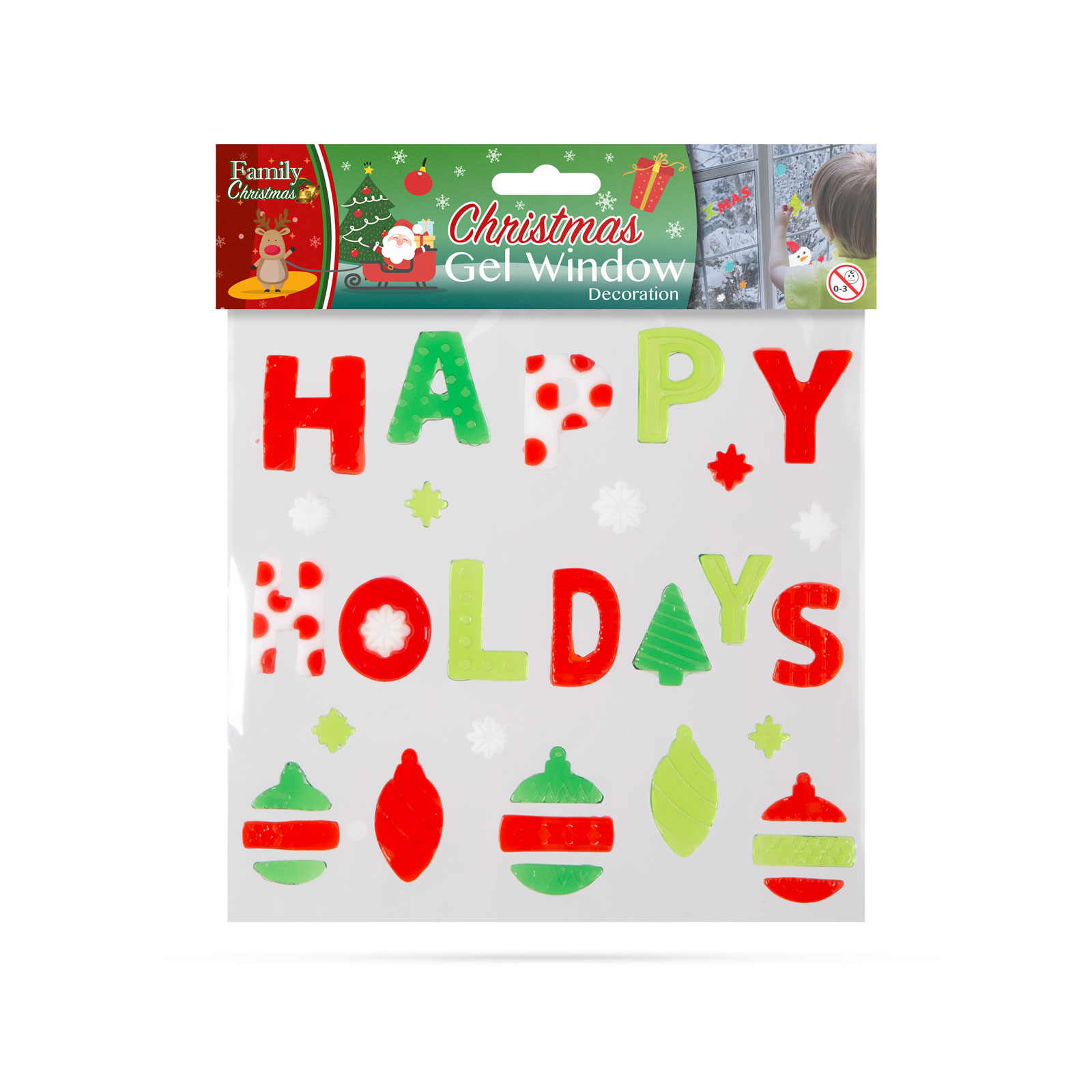 Decorațiuni pentru ferestre cu gel - Crăciun [11]