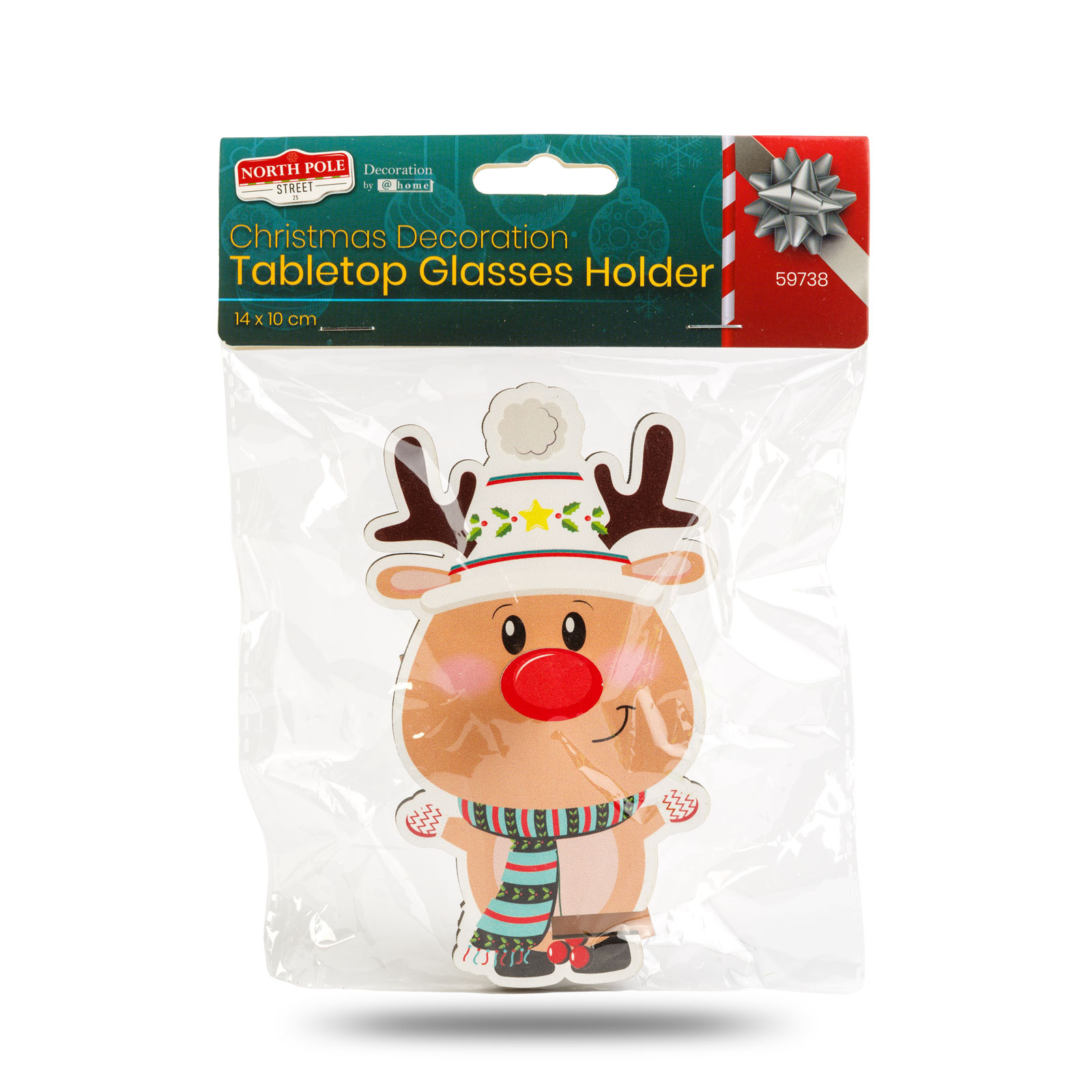 Decorațiune de Crăciun - suport pentru ochelari de masă - 14 x 10 cm - 4 modele [11]