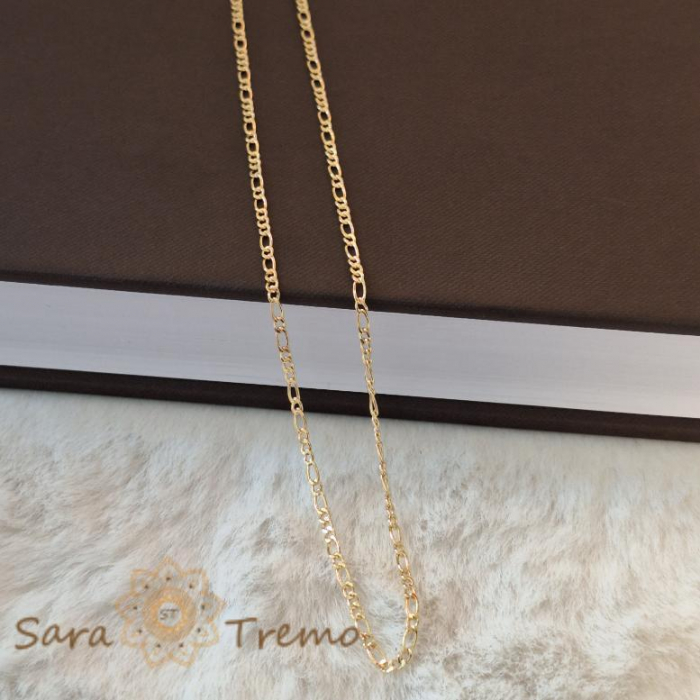 Lănțișor unisex placat cu aur 18K, model nou 3 cu 1 cu 1 cu 1, 50 cm [6]