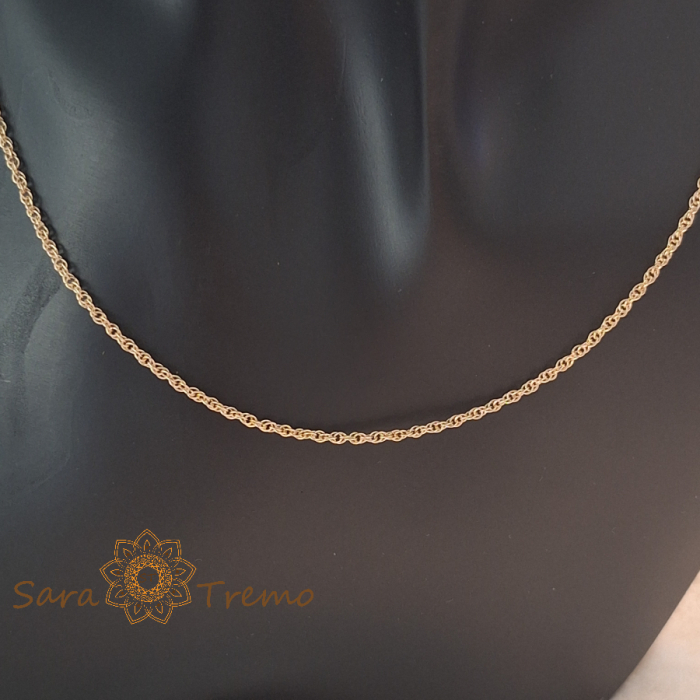 Lanț „Riviera” – eleganță clasică în aur 18K [8]