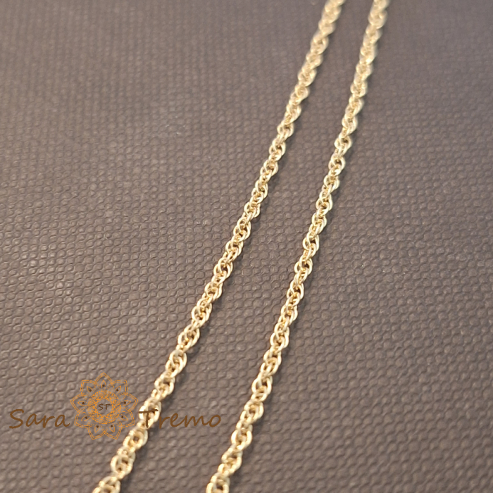 Lanț „Riviera” – eleganță clasică în aur 18K [4]