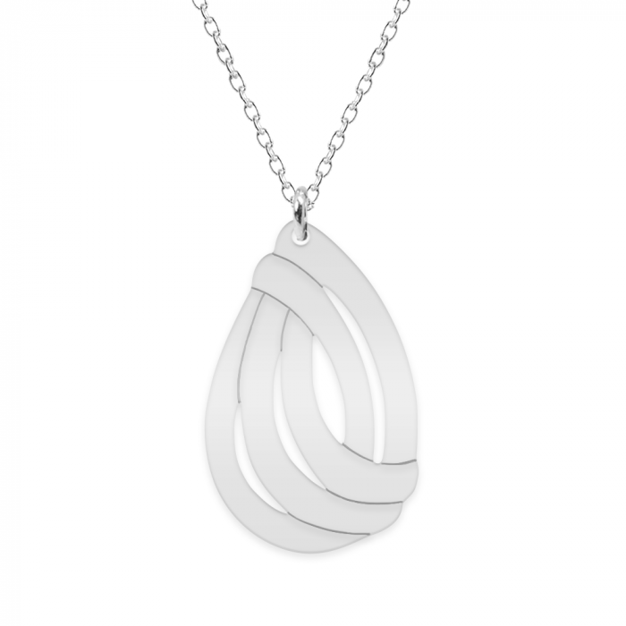 Lant personalizabil cu talisman in forma de picatura - argint 925 [2]