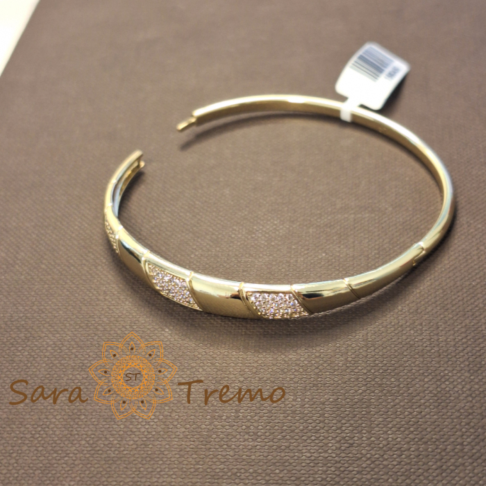 Bratara aur 14K placat – Segmente de Lumina [4]