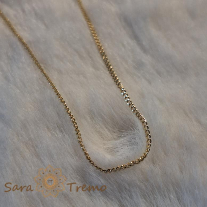 Brățară clasică placată cu aur 18K, model cu zale strânse, 19 cm [11]