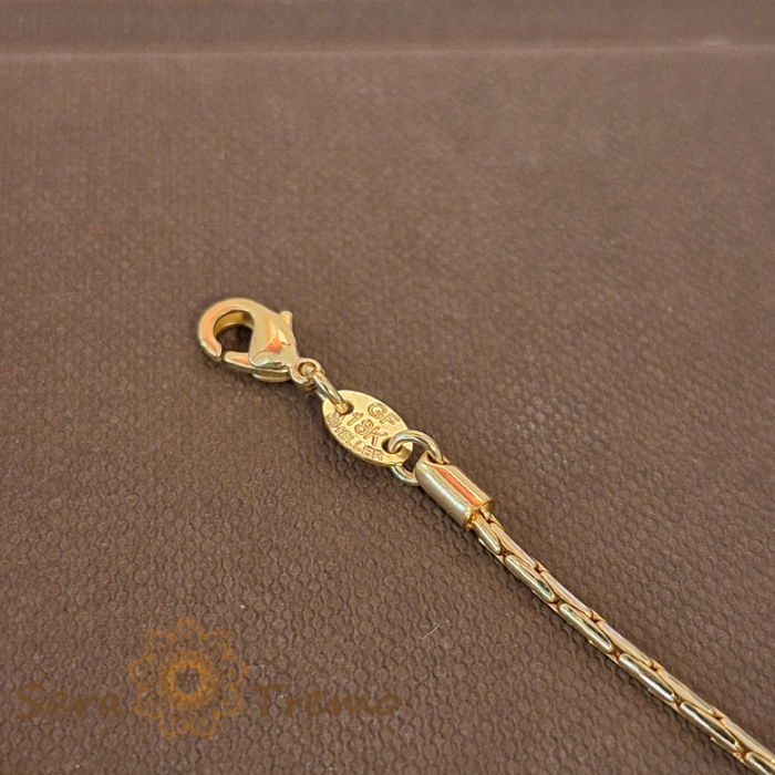 Bratara clasica placata cu aur Glam - 25 cm [3]
