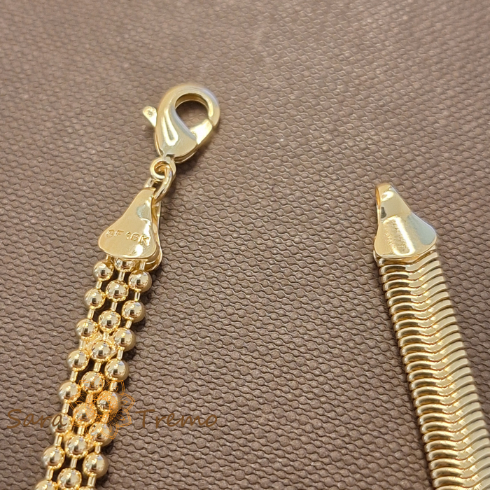 Bratara Selene – placata aur 18K, 20 cm, Brazilia [3]