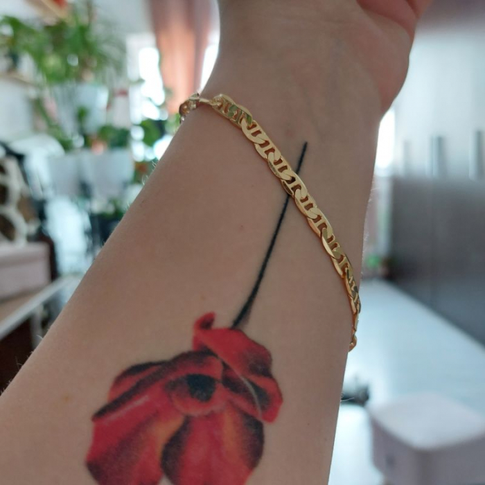 Bratara exclusivista placata cu aur Aries - 22 cm [4]