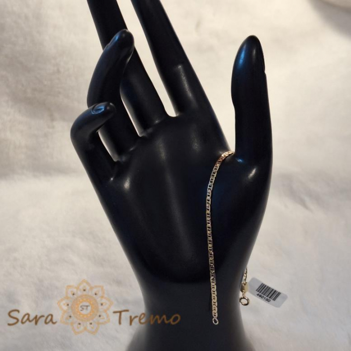 Brățară fină placată cu aur 18K - 20 cm [4]