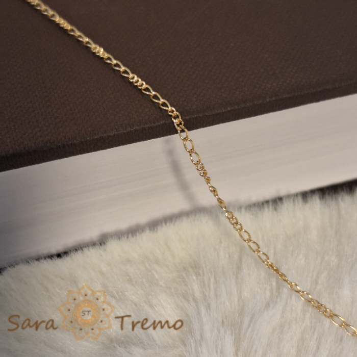 Bratara fina 18 cm placata cu aur Like SaraTremo [5]