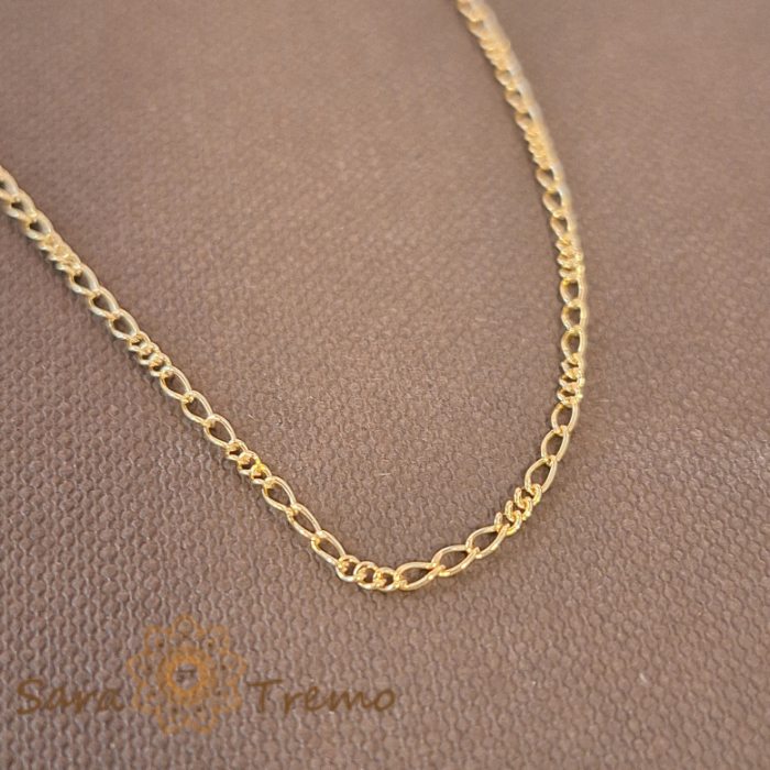 Bratara fina 18 cm placata cu aur Like SaraTremo [2]