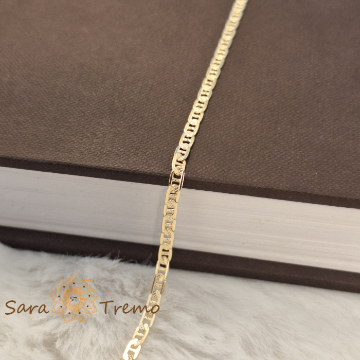 Bratara Milano – placata aur 18K, 20 cm, Brazilia [1]