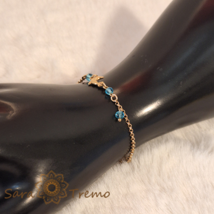 Bratara placata cu aur 17-22 cm Senzo [4]