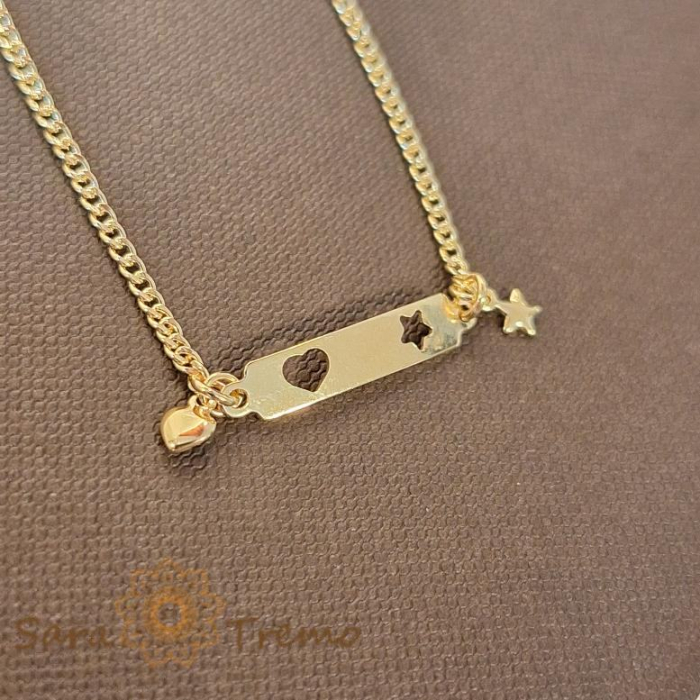 Brățară placată cu aur 18K pentru copii, 15 cm [4]