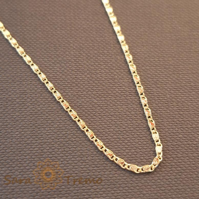 Brățară placată cu aur 18K pentru gleznă, 25 cm [3]