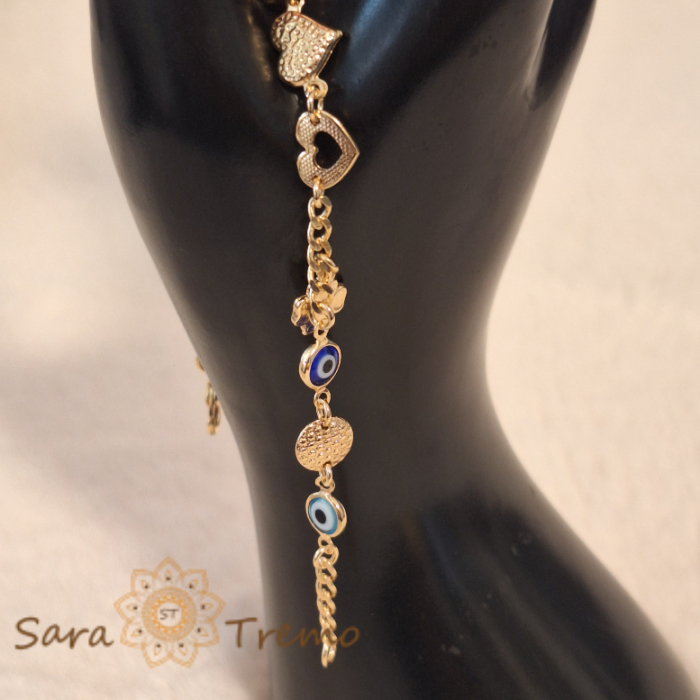 Bratara placata cu aur 19 cm Riga SaraTremo [4]