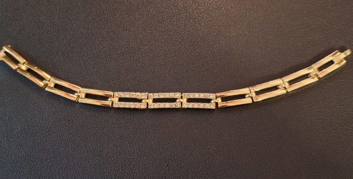 Bratara placata cu aur Parisian Couture [5]