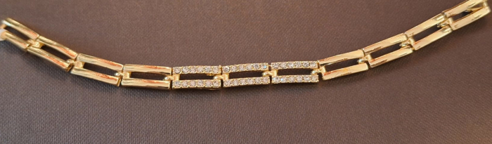 Bratara placata cu aur Parisian Couture [2]